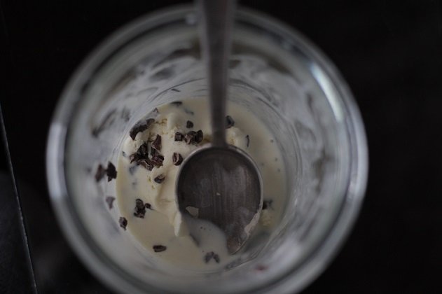  Nibs mit Vanilleeis - leer