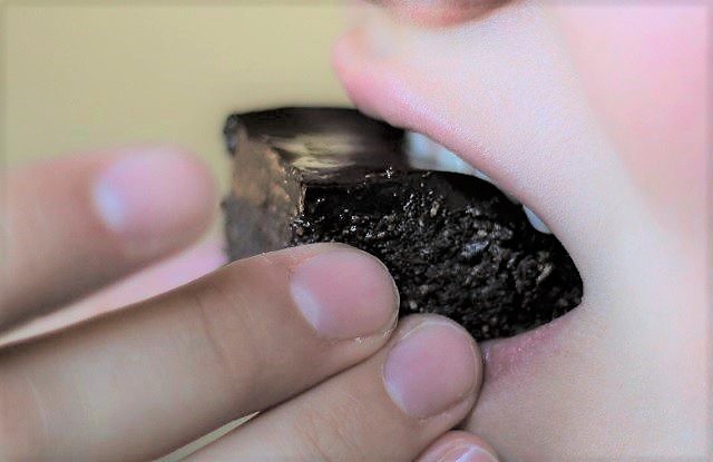  Frau ist Rohakaobrownies